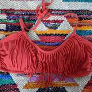 Fringe bikini top